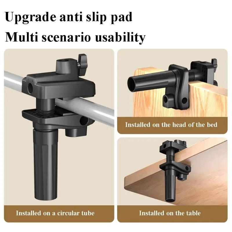 LED Ring Light with Flexible Arm & Phone Holder – USB Powered Desk Mount for Video, Streaming & Reading