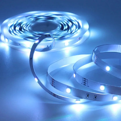 LED RGB Strip Light 5V USB – 24-Key Remote, Color & Brightness Control, Holiday Decoration
