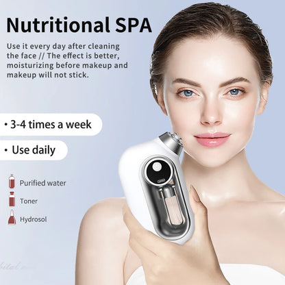 Cordless Facial Mist Sprayer – Airbrush Oxygen Injector for Deep Skin Hydration &amp; Cleaning