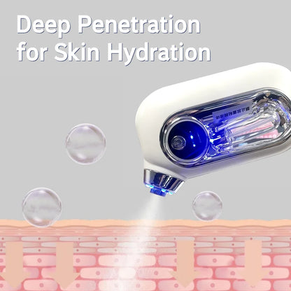 Cordless Facial Mist Sprayer – Airbrush Oxygen Injector for Deep Skin Hydration &amp; Cleaning