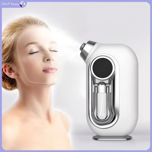 Cordless Facial Mist Sprayer – Airbrush Oxygen Injector for Deep Skin Hydration &amp; Cleaning